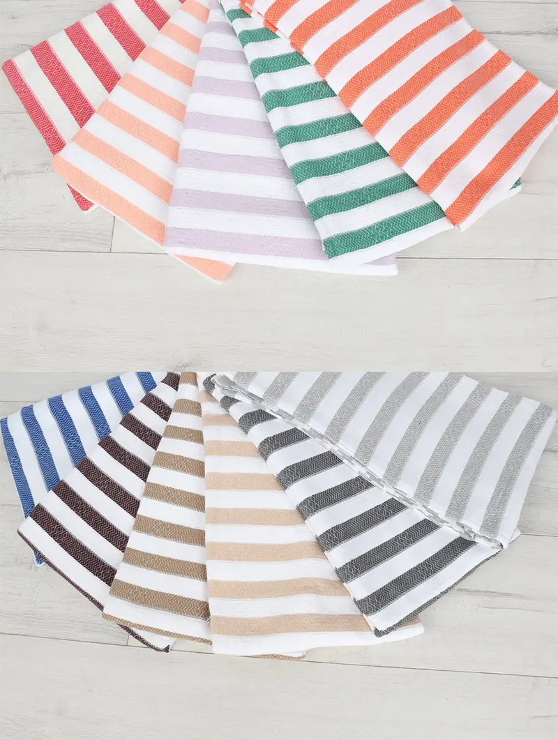 Favores de boda, favor de la boda en la playa, toalla de playa con monograma, toalla a rayas de algodón 70x36, toalla de regalo, toalla de hammam, toalla de playa grande personalizada - 8