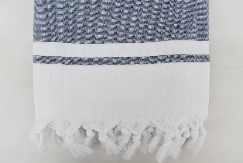 Home Decor Gifts, 68x36 Cotton Striped Terry Towel, Organic Turkish towel, Hammam Towel USA, Bachelor Gift, Summer Gift, Turkish Towel Set - 7