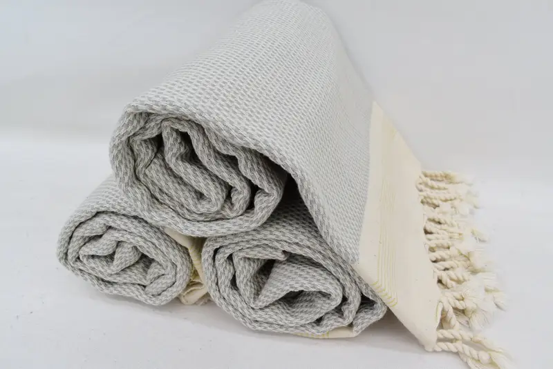 Custom Gift, Quick-dry towel, Handmade Turkish Towel, Personalized Wedding Gift For Couple, Lightweight Turkish towel, 68x40 Cotton Striped Towel - 8