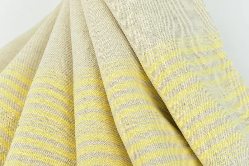 68x40 Linen Striped Towel, Bridal Party Gifts, Absorbent Turkish towel, Turkish Bath Towel USA, Custom Beach Towel, Personalized Towel, Yoga Towel - 5