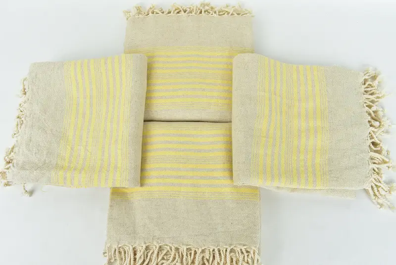 68x40 Linen Striped Towel, Bridal Party Gifts, Absorbent Turkish towel, Turkish Bath Towel USA, Custom Beach Towel, Personalized Towel, Yoga Towel - 6