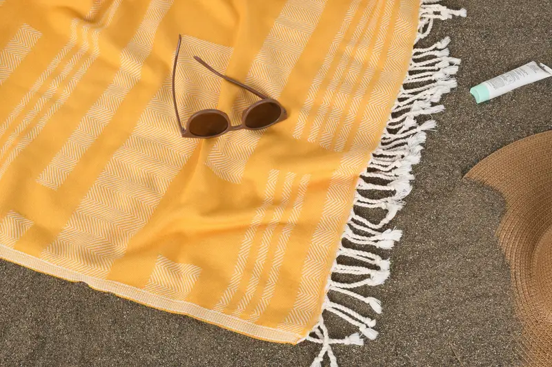 Organic Turkish towel, Bridesmaid Gifts, Personalized Wedding Gift, 68x38 Cotton Chevron Towel, Turkish Towel Bulk, Personalised Gift, Organic Towel - 7