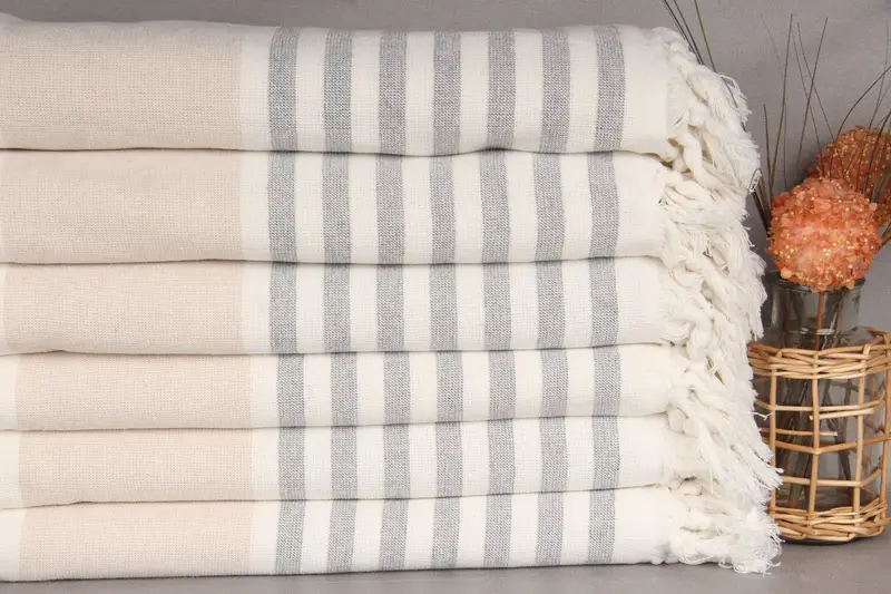Quick-dry towel, 68x36 Cotton Striped Terry Towel, Quick-Dry Beach Towel, Valentines Day Gift Idea, Wedding Favors, Summer Towel, Custom Name Towel - 2