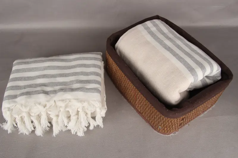 Quick-dry towel, 68x36 Cotton Striped Terry Towel, Quick-Dry Beach Towel, Valentines Day Gift Idea, Wedding Favors, Summer Towel, Custom Name Towel - 5