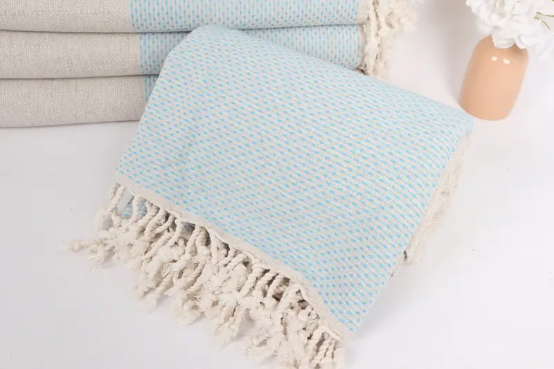 Personalized Gifts, Decorative Blanket, Couch Blanket, 96x96 Cotton Polka Dot Towel, Monogram Beach Blanket, Halloween Blanket, Throw Blanket Couch - 4