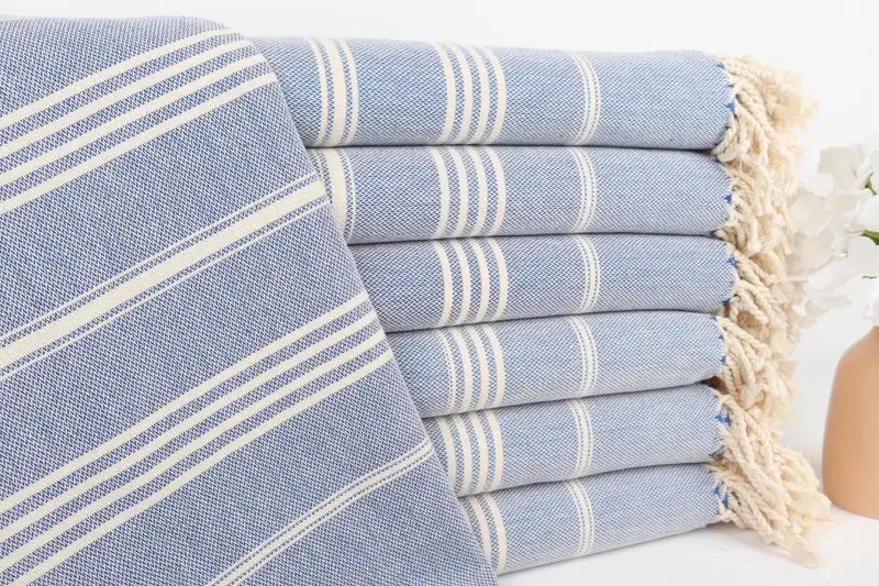 Hammam towel, Bulk Order Towel, Home Decor Gifts, Custom Bath Towel, 70x40 Cotton Striped Towel, Wedding Day Gift For Bride, Bachelorette Party Gift - 1