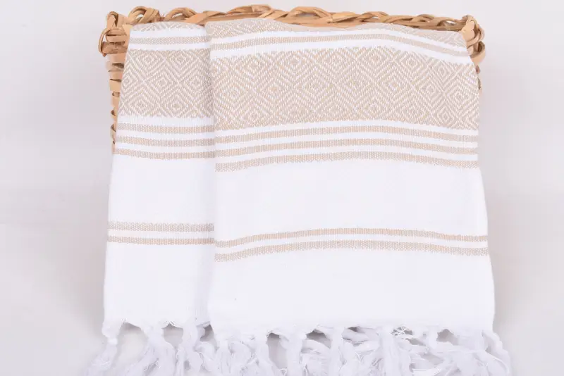 Personalized Hand Towel, Personalized Gift For Her, Small Bath Towels, Kitchen Towel, Monogrammed Turkish Towel, 40x18 Cotton Diamond Towel - 5