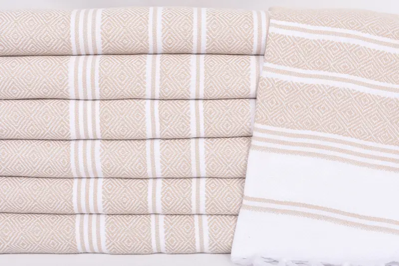 Personalized Hand Towel, Personalized Gift For Her, Small Bath Towels, Kitchen Towel, Monogrammed Turkish Towel, 40x18 Cotton Diamond Towel - 2