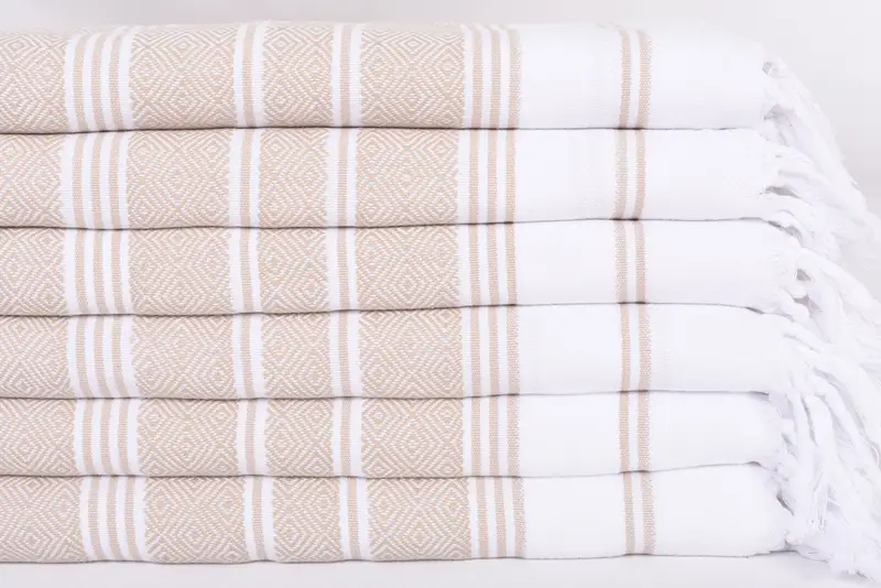 Personalized Hand Towel, Personalized Gift For Her, Small Bath Towels, Kitchen Towel, Monogrammed Turkish Towel, 40x18 Cotton Diamond Towel - 3