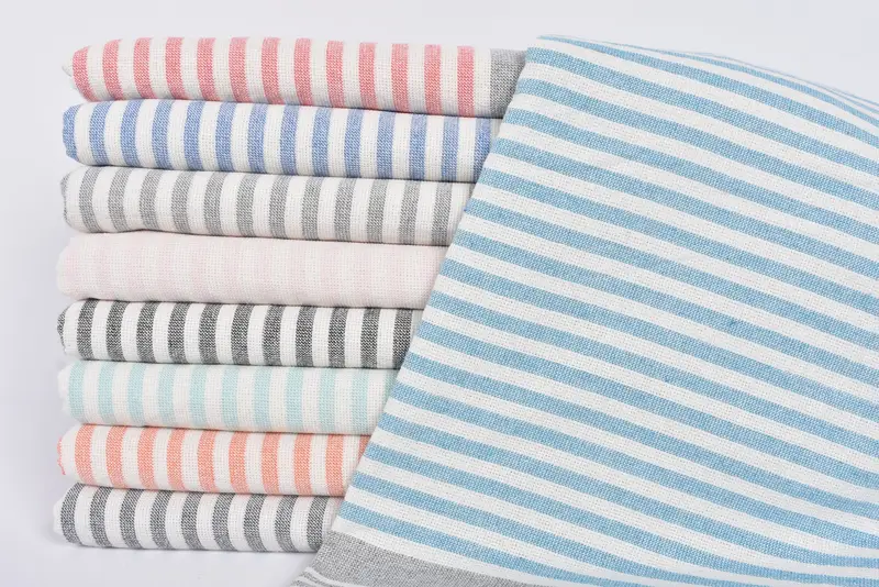 Bride Gift, 68x40 Cotton Striped Terry Towel, Bachelor Towel, Monogram Turkish Towel, Bridal Shower Favors, Holiday Towel, Personalized Wedding Gift - 2