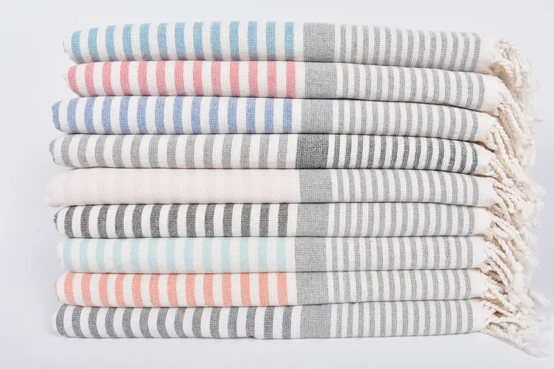 Bride Gift, 68x40 Cotton Striped Terry Towel, Bachelor Towel, Monogram Turkish Towel, Bridal Shower Favors, Holiday Towel, Personalized Wedding Gift - 3