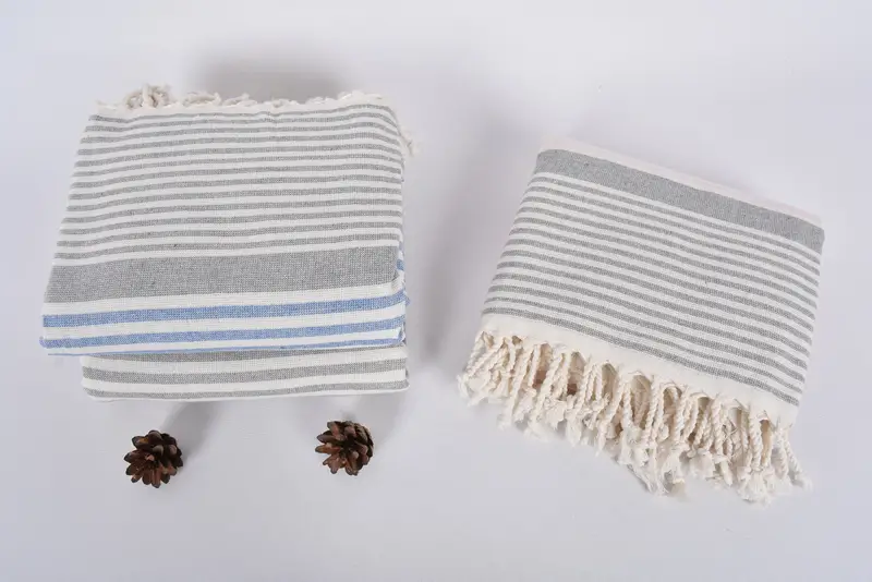 Bride Gift, 68x40 Cotton Striped Terry Towel, Bachelor Towel, Monogram Turkish Towel, Bridal Shower Favors, Holiday Towel, Personalized Wedding Gift - 8