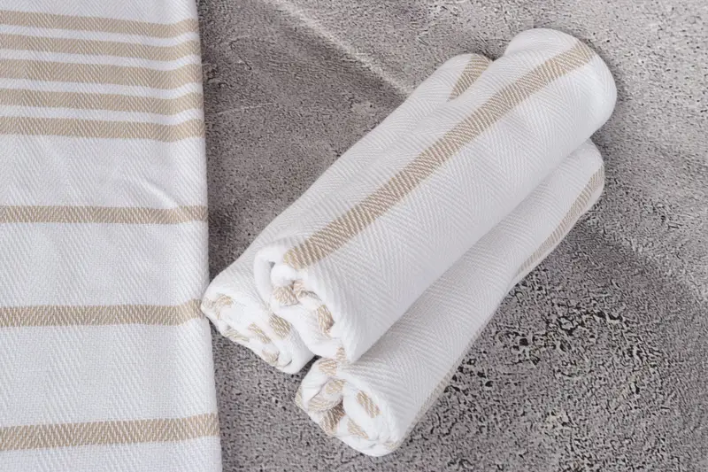36x24 Cotton Herringbone Towel, Bachelorette Party Favors, Kitchen Towel, Summer Towel, Bridal Shower Gift, Monogram Hand Towel, Turkish Hand Towel - 8