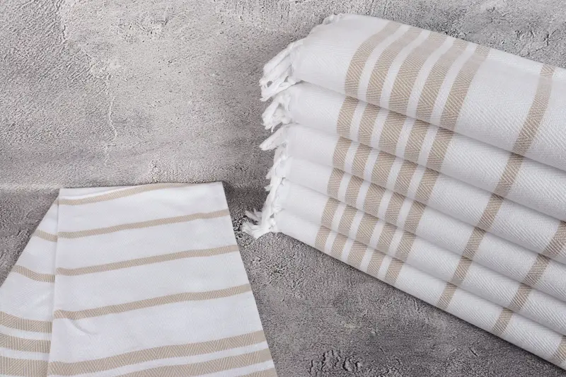 36x24 Cotton Herringbone Towel, Bachelorette Party Favors, Kitchen Towel, Summer Towel, Bridal Shower Gift, Monogram Hand Towel, Turkish Hand Towel - 2