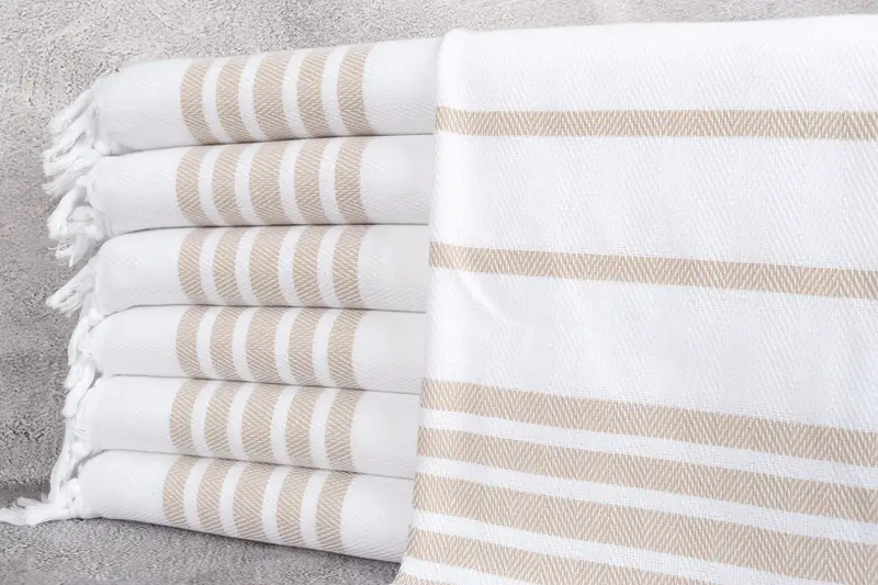 36x24 Cotton Herringbone Towel, Bachelorette Party Favors, Kitchen Towel, Summer Towel, Bridal Shower Gift, Monogram Hand Towel, Turkish Hand Towel - 1