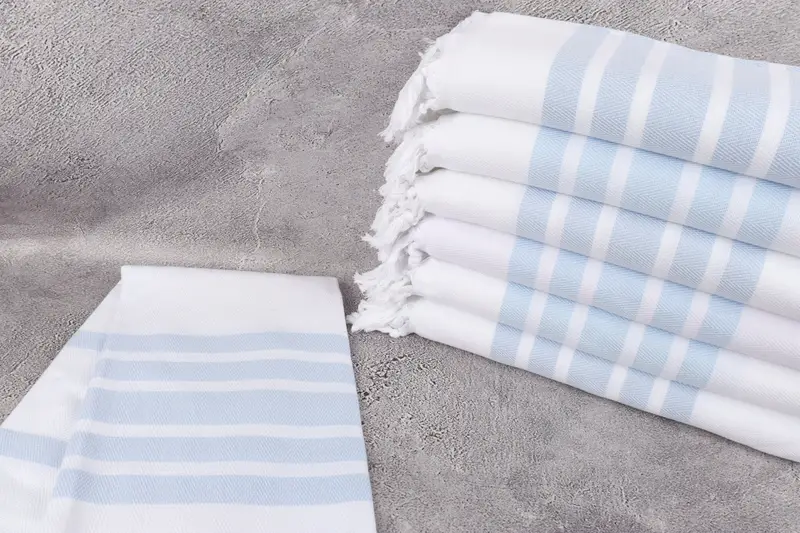 Embroidered Towel, 70x40 Cotton Herringbone Towel, Home Decor Gifts, Valentines Day Gift For Him, Summer Gift, Yoga Towel, Turkish Beach Towel Bulk - 2