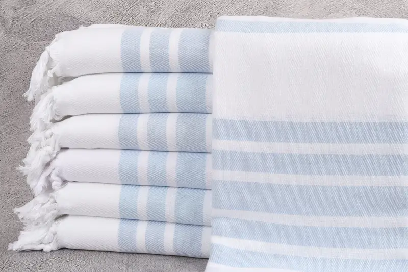 Embroidered Towel, 70x40 Cotton Herringbone Towel, Home Decor Gifts, Valentines Day Gift For Him, Summer Gift, Yoga Towel, Turkish Beach Towel Bulk - 1