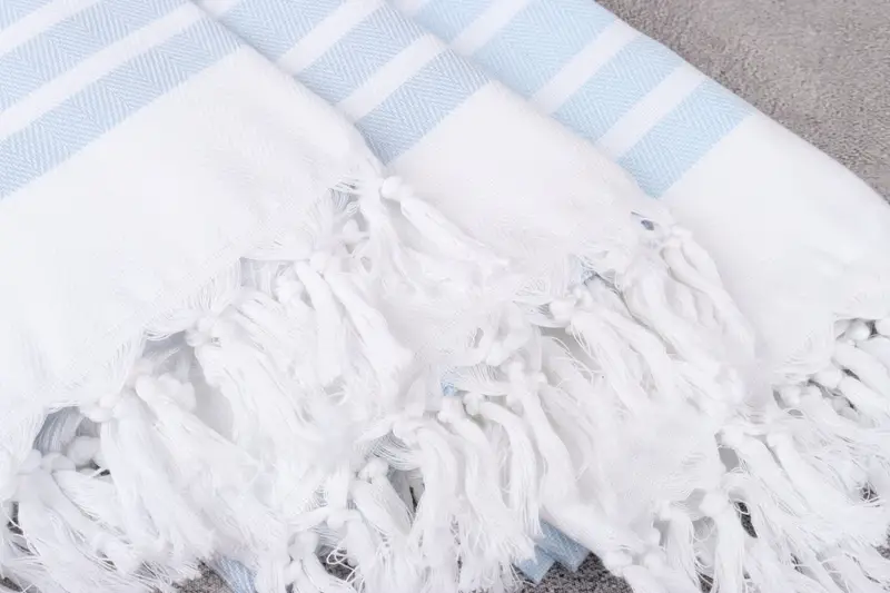 Embroidered Towel, 70x40 Cotton Herringbone Towel, Home Decor Gifts, Valentines Day Gift For Him, Summer Gift, Yoga Towel, Turkish Beach Towel Bulk - 5