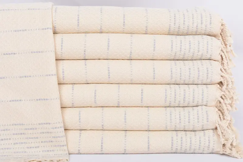 Bridal Shower Favor, Towel With Name, Small Bath Towels, Personalized Hand Towel, Personalized Dish Towel, 36x18 Cotton Striped Design Towel - 1