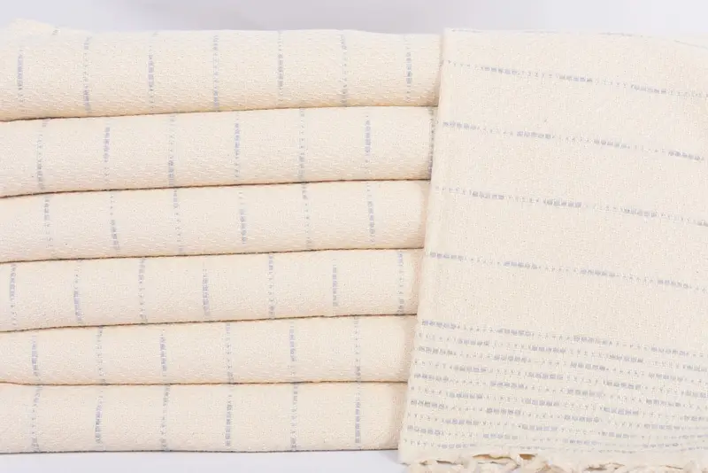 Bridal Shower Favor, Towel With Name, Small Bath Towels, Personalized Hand Towel, Personalized Dish Towel, 36x18 Cotton Striped Design Towel - 2
