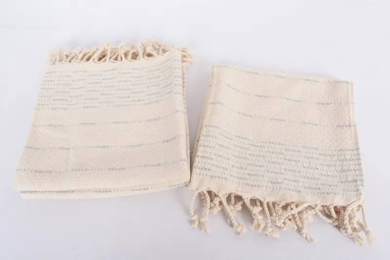 Bridal Shower Favor, Towel With Name, Small Bath Towels, Personalized Hand Towel, Personalized Dish Towel, 36x18 Cotton Striped Design Towel - 7