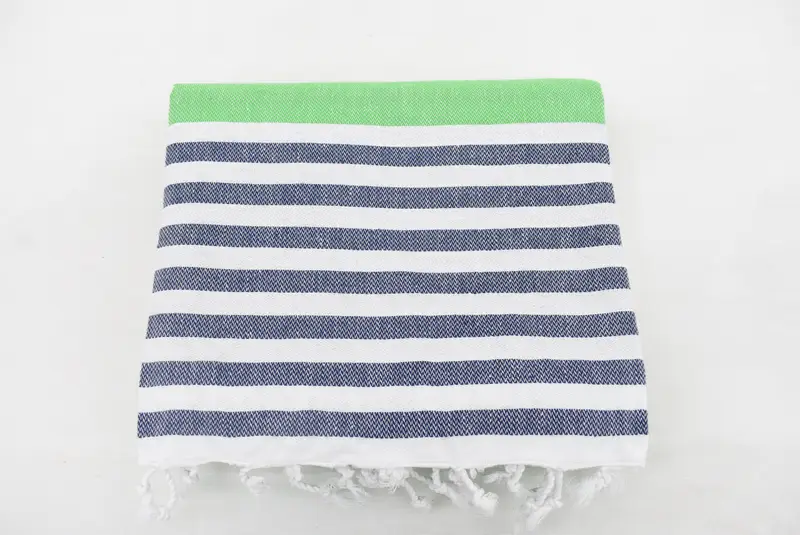 Travel towel, Wedding Anniversary Gift, Gift For Mom, Turkish towel, Kids Beach Towel, 70x40 Cotton Striped Towel, Sand-resistant towel, Scarf Towel - 6