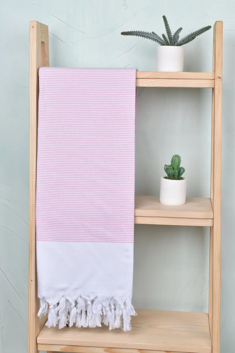 Bridesmaid Proposal Gift, Yoga Towel, Gift For Her, Beach Towel Monogram, Bachelorette Party Gifts, Custom Gift, 70x40 Cotton Striped Towel - 8