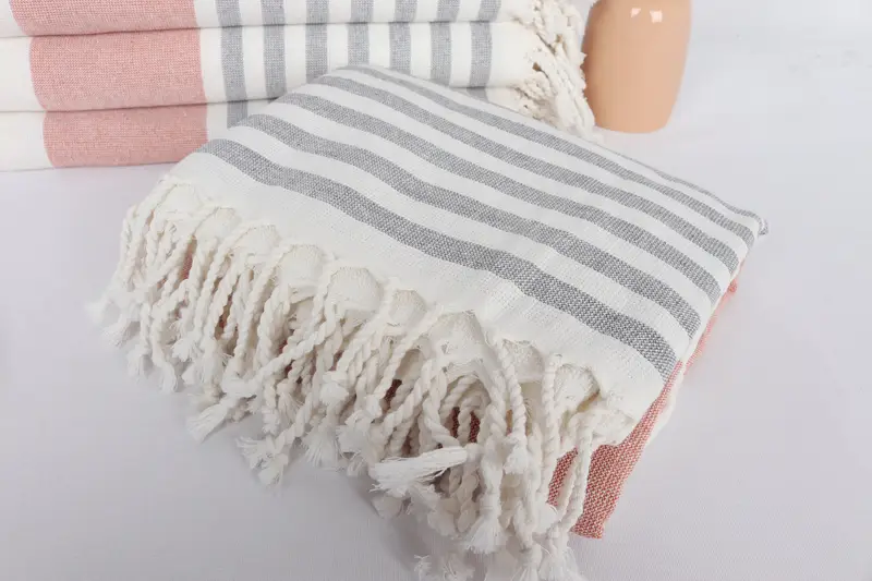 Best Friend Gift Ideas, Quick-dry peshtemal, 68x36 Cotton Striped Terry Towel, Monogrammed Beach Towel, Bachelor Bachelorette Party Favors - 5