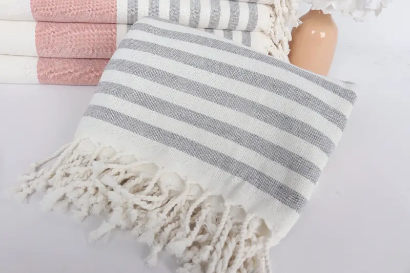 Best Friend Gift Ideas, Quick-dry peshtemal, 68x36 Cotton Striped Terry Towel, Monogrammed Beach Towel, Bachelor Bachelorette Party Favors - 4