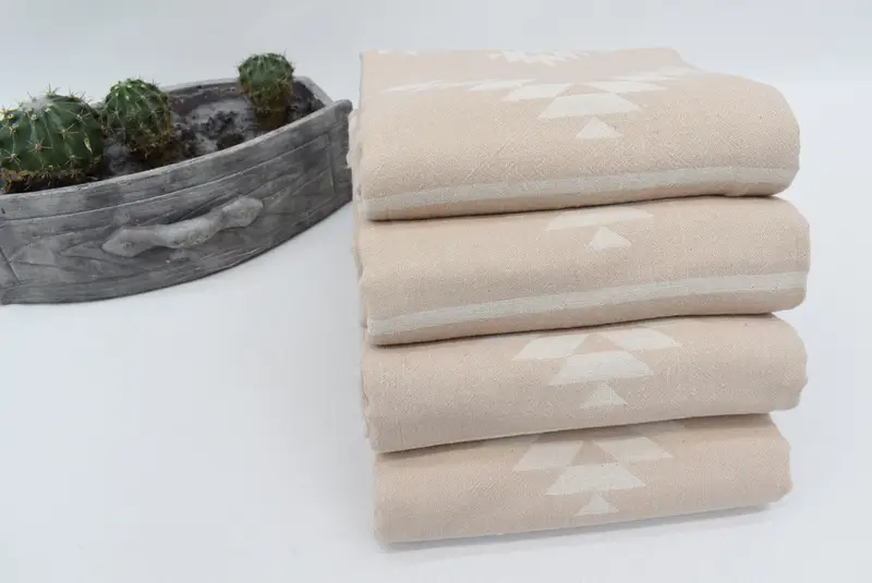 Turkish hand towel, Handmade Turkish hammam towel, Memorial Gift, Monogram Towels, Bridal Shower Gift, 70x36 Cotton Kilim Towel, Summer Gift - 7