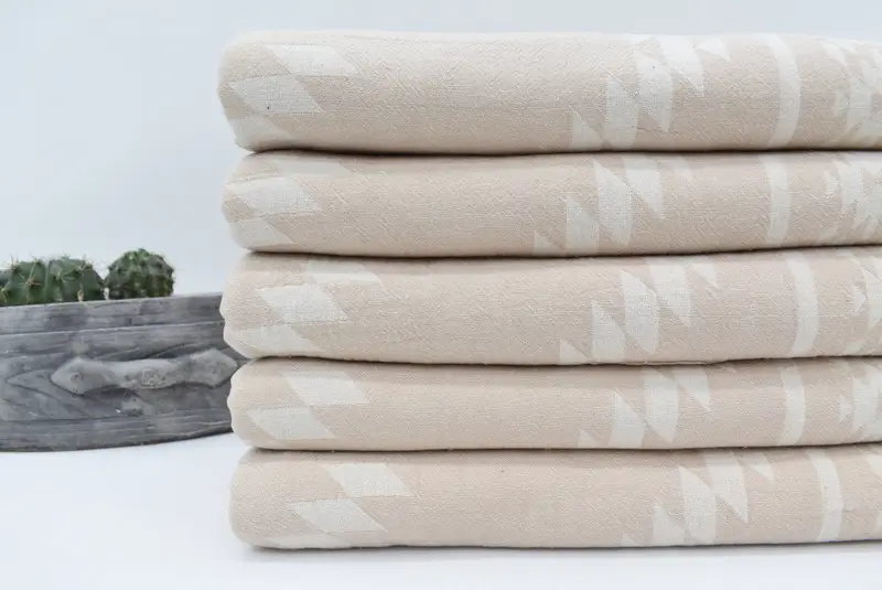 Turkish hand towel, Handmade Turkish hammam towel, Memorial Gift, Monogram Towels, Bridal Shower Gift, 70x36 Cotton Kilim Towel, Summer Gift - 2