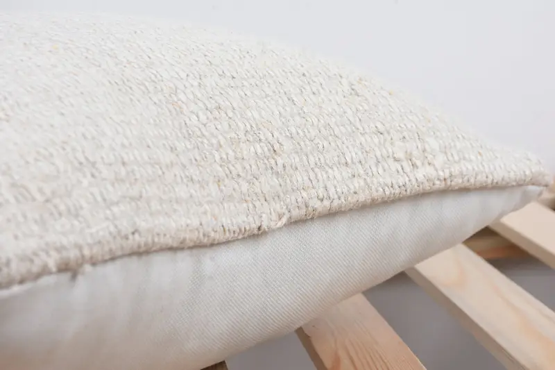 Pillow Sham, 16x16 White Pillow Sham, Throw Kilim Pillow, Kilim Cushion Sham, Kilim Pillow Cover, Luxury Cushion Case, Meditation Pillow Sham - 7