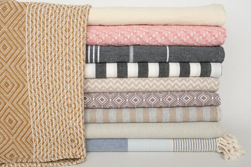 Custom Turkish Towel, Wedding Favors, Monogram Kitchen Towel, Birthday Gift, Personalized Gifts, 36x18 Cotton Set of 10 Towel, Embroidery Towel - 1