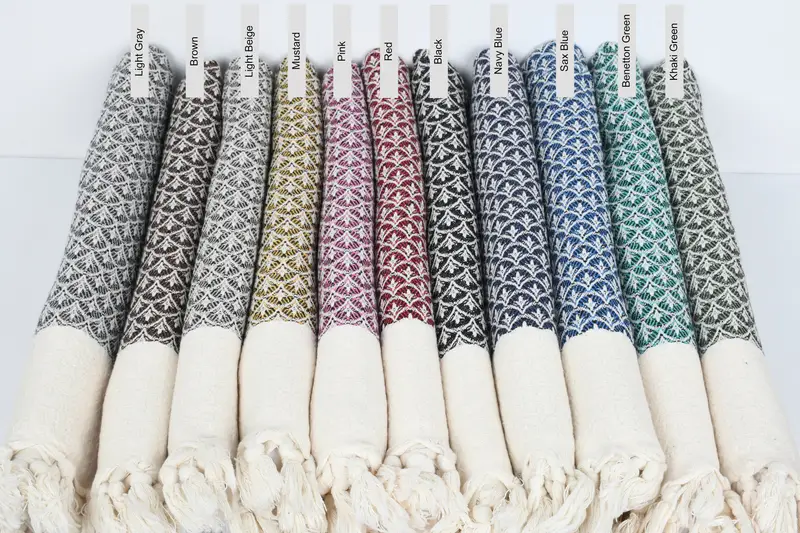 Small Bath Towels Cotton Hand Towel Floral Design, 18x34 Inches