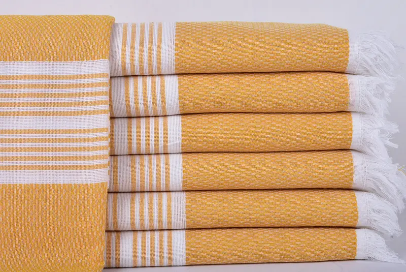 Monogram Beach Towel, 70x40 Cotton Striped Towel, Fouta towel, Valentines Day Gift For Him, Lightweight towel, Embroidered Turkish Towel - 1