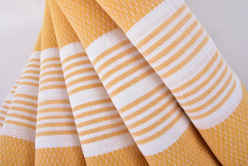 Monogram Beach Towel, 70x40 Cotton Striped Towel, Fouta towel, Valentines Day Gift For Him, Lightweight towel, Embroidered Turkish Towel - 4