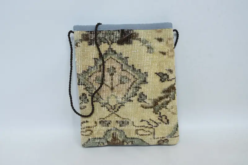 ヴィンテージモチーフのアールデコキリムバッグ、ゴシックショルダーバッグ