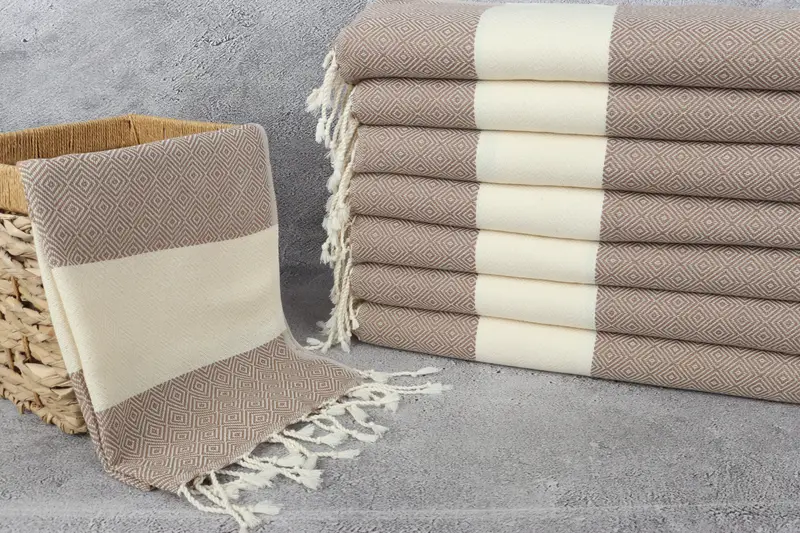 Bachelorette Party Items, Turkish Towel Hand Towel, Monogrammed Hand Towel, Valentines Day Gift, 40x20 Cotton Diamond Towel, Custom Hand Towel - 3
