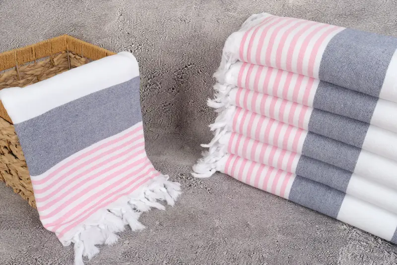 Sand-free towel, Bachelor Towel, 68x36 Cotton Striped Terry Towel, Gift For Boyfriend, Turkish Towel Beach, Bachelorette Party Favors, Guest Towel - 3