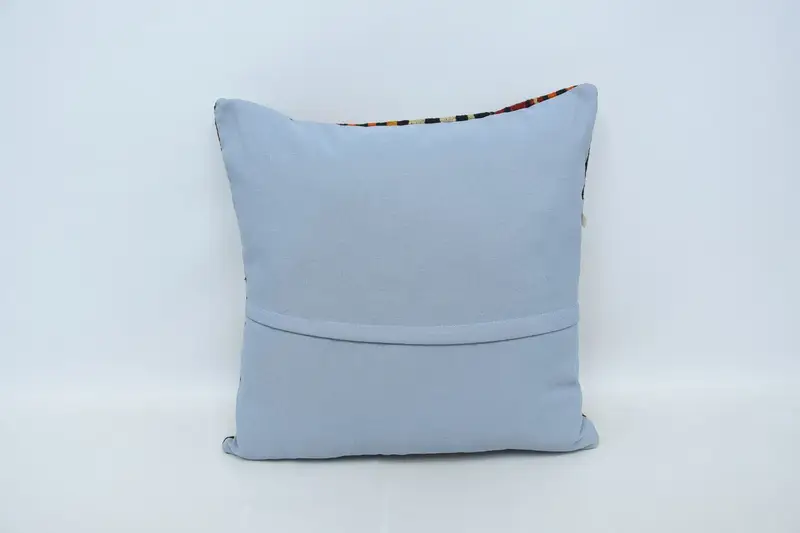 Gift Pillow, 24x24 Red Pillow Sham, Boho Throw Cushion, Pillow Case, Ikat Cushion Case, Kilim Pillow Cover, Boho Pillow Sham Cover - 6