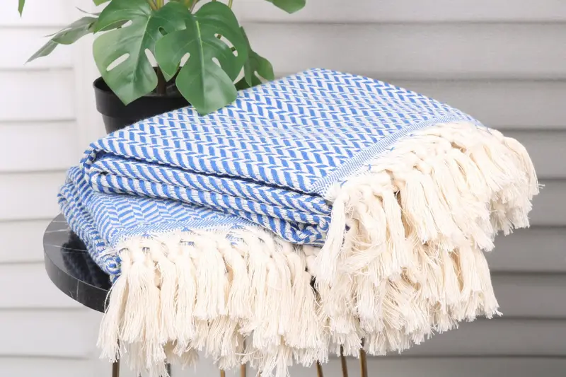Bachelor Party Favors, Gifts For Him, Christmas Favors, Housewarming Gift, Personalized Towel, Lightweight Turkish towel, 70x40 Cotton Chevron Towel - 3
