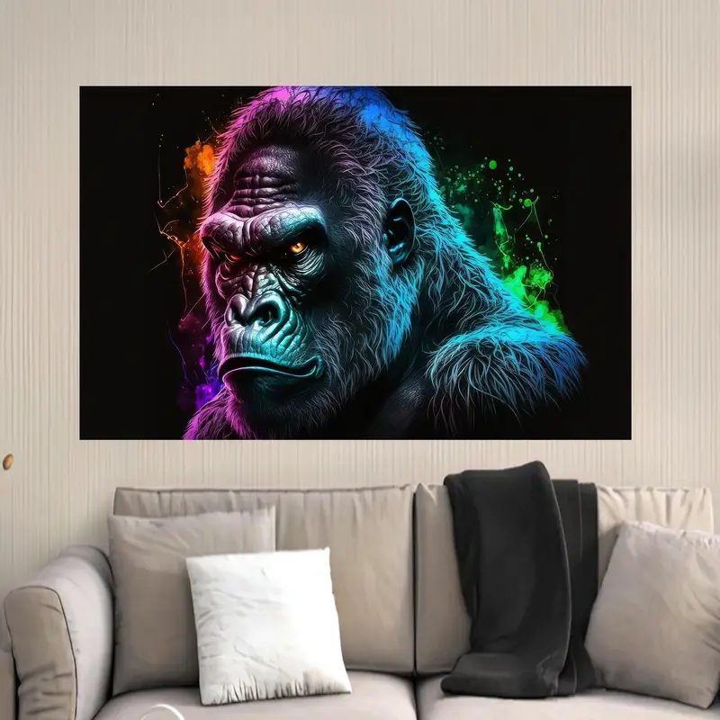 Elegant Printed Glass: Modern Abstract Design for Home Decor