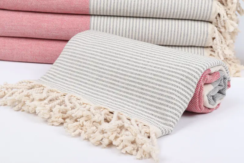 Personalized Towel Gift, Monogram Turkish Towel, Maid Of Honor Gift, Custom Wedding Gift, Beach Towel Gift, Travel Towel, 70x40 Cotton Striped Towel - 4