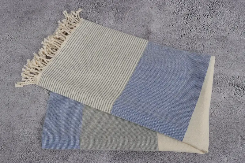 70x40 Cotton Striped Towel, Personalized Turkish Towel, Turkish bath towel, Custom Turkish Towel, Embroidered Towel, Valentines Day Gift Idea - 6