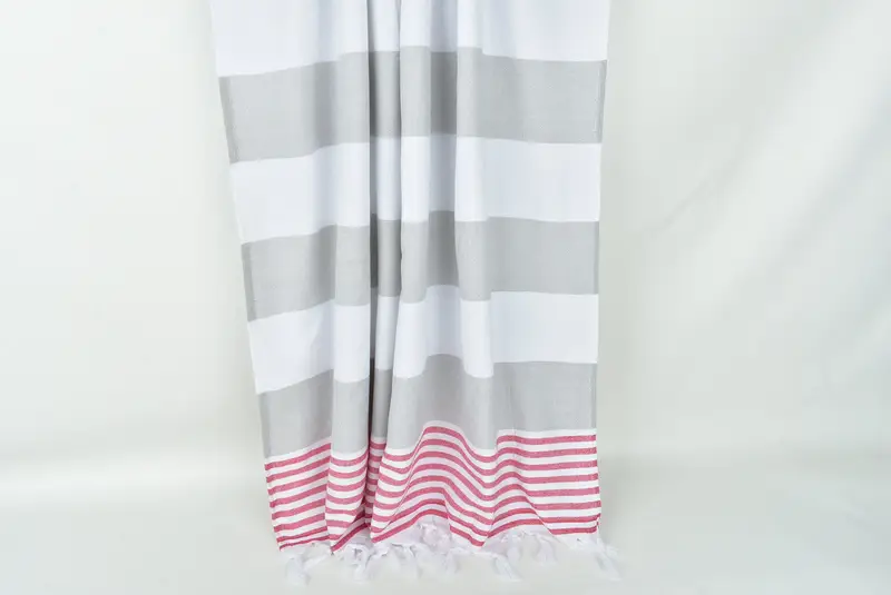 Personalized Turkish Towel, Best Beach Towel, Valentines Gift, Handwoven Turkish bath towel, 68x36 Cotton Striped Terry Towel, Sand-resistant towel - 8