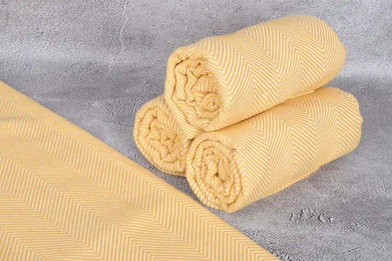 Handwoven Turkish bath towel, Gift Towel, Towel With Name, Bachelorette Party Gift, 70x40 Cotton Herringbone Towel, Turkish towel, Luxury towel - 8