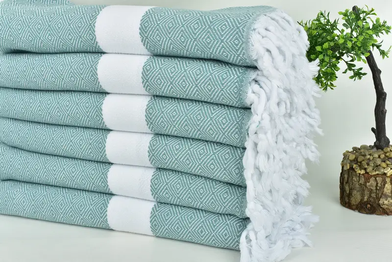 Bachelorette Party Gifts For Bride, Sand-resistant towel, 70x40 Cotton Diamond Towel, Bachelor Gift, Lightweight Turkish towel, Quick-dry peshtemal - 3