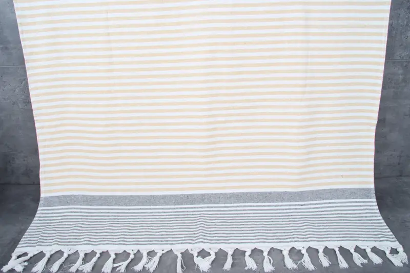Custom Beach Towel, Sand-free towel, 68x40 Cotton Striped Terry Towel, Large Turkish Towel, Bachelorette Party Gifts, Gift For Best Friend - 8
