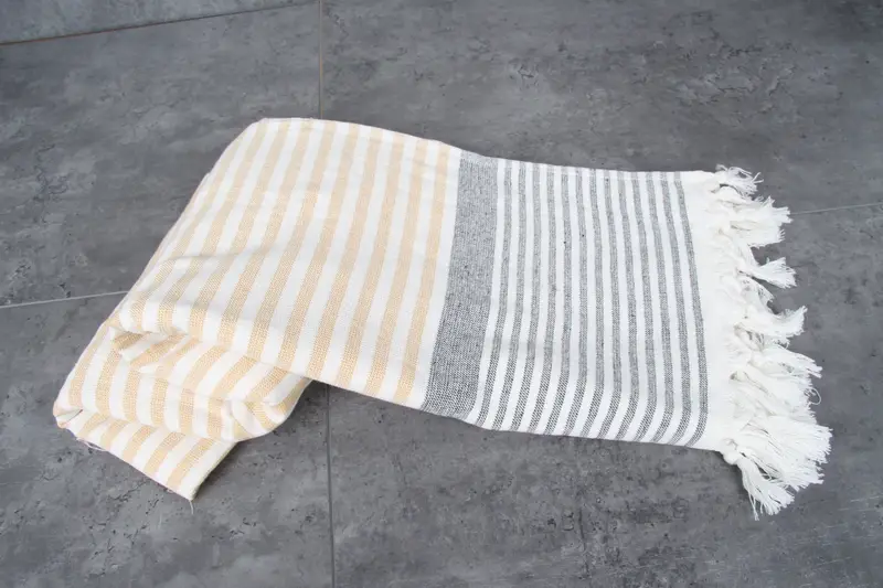 Custom Beach Towel, Sand-free towel, 68x40 Cotton Striped Terry Towel, Large Turkish Towel, Bachelorette Party Gifts, Gift For Best Friend - 5