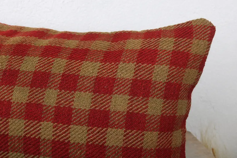 Pillow for Couch, Gift Pillow, 12x24 Red Cushion Case, Pillow, Toss Cushion Case, Living Room Throw Cushion Case, Kilim Pillow Cover - 5
